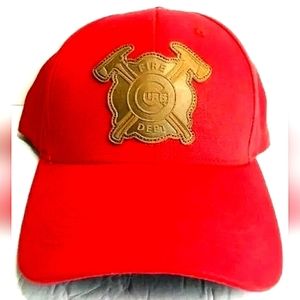 MLB Chicago Cubs Fire Dept Collectable Vintage Style Baseball Cap/Hat! Melonwear